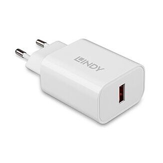 Lindy 73412 mobile device charger Smartphone, Tablet White AC Fast charging Indoor, Outdoor