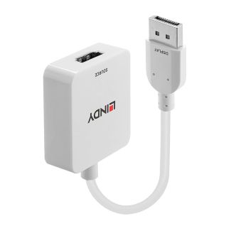 Lindy 38303 cavo e adattatore video 0,095 m HDMI tipo A (Standard) DisplayPort Bianco