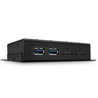 Lindy 43094 hub di interfaccia USB 3.2 Gen 2 (3.1 Gen 2) Type-C 10000 Mbit/s Nero