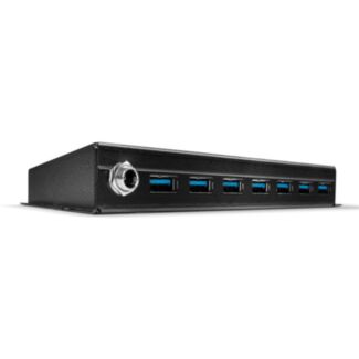 Lindy 43128 hub di interfaccia 5000 Mbit/s Nero