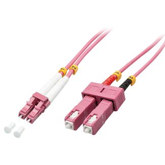 Lindy 46361 cavo InfiniBand e in fibra ottica 2 m LC SC Rosa