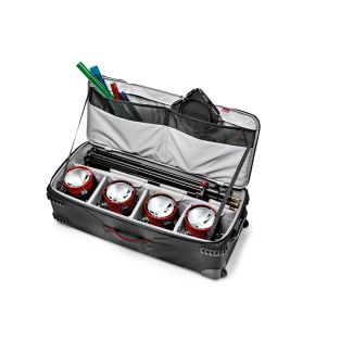 Manfrotto Pro Light Custodia trolley Nero, Rosso
