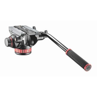 Manfrotto Pro Video tripod head Black, Red Aluminium Universal