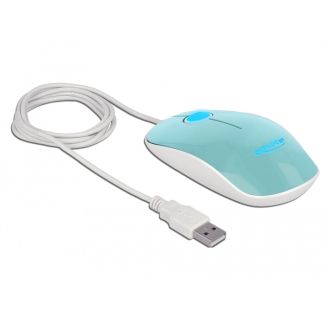 DeLOCK 12538 mouse Office Ambidextrous USB Type-A Optical 1200 DPI
