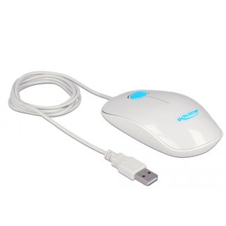 DeLOCK 12537 mouse Ufficio Ambidestro USB tipo A Ottico 1200 DPI