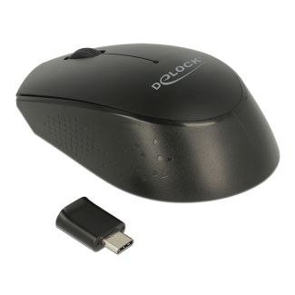 DeLOCK 12526 mouse Ufficio Ambidestro RF Wireless Ottico 1000 DPI