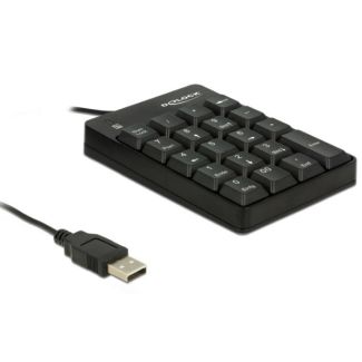 DeLOCK 12481 numeric keypad Universal USB Black
