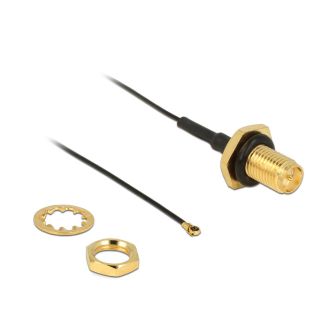 DeLOCK 0.2m, RP-SMA/MHF IV coaxial cable MHF IV / HSC MXHP32