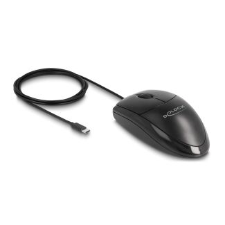 DeLOCK Mouse USB Type-C da Desktop Ottico – Silenzioso