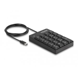 DeLOCK 12108 numeric keypad Universal USB Black
