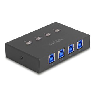 DeLOCK USB 5 Gbps Switch 4 PC to 1 device