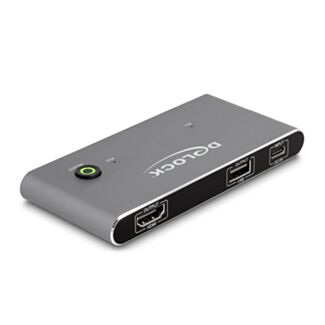 DeLOCK USB-C KVM Switch to HDMI 8K 60 Hz with USB 2.0
