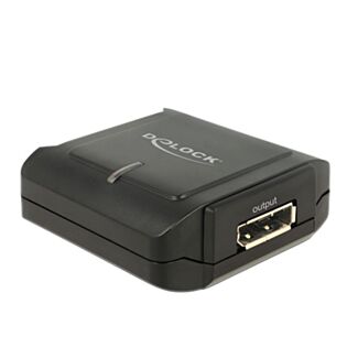 DeLOCK 11464 adattatore per inversione del genere dei cavi Displayport 20 pin, DC 5V Displayport 20 pin Nero