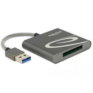 DeLOCK 91583 lettore di schede USB 3.2 Gen 1 (3.1 Gen 1) Grigio