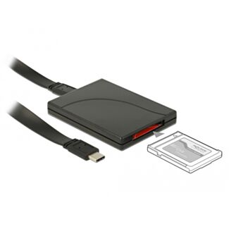 DeLOCK 91749 lettore di schede USB 3.1 (Gen 2) Type C Nero