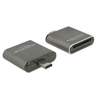 DeLOCK 91498 lettore di schede USB 3.2 Gen 1 (3.1 Gen 1) Type-C Nero