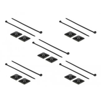 DeLOCK 18675 cable tie mount Black Nylon 10 pc(s)