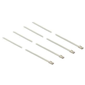 DeLOCK 18632 fascetta Acciaio inox 20 pz