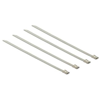 DeLOCK 18630 fascetta Acciaio inox 20 pz
