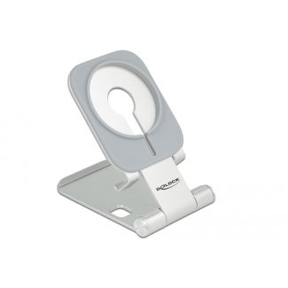 DeLOCK Supporto per smartphone regolabile per MagSafe in alluminio