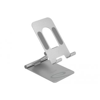 DeLOCK Supporto per smartphone regolabile in alluminio (122 g)