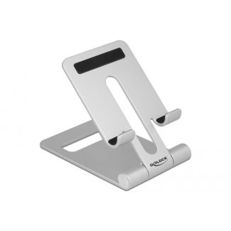 DeLOCK Supporto per smartphone regolabile in alluminio