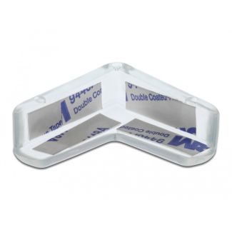 DeLOCK Edge Protection self-adhesive 40 x 40 x 13 mm transparent