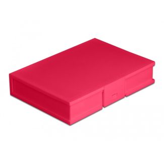 DeLOCK Protection Box for 3.5″ HDD red