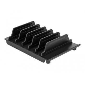 DeLOCK Device stand for 6 tablets or smartphones black