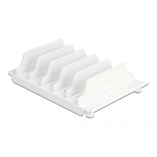 DeLOCK Supporto per 6 tablet o smartphone bianco