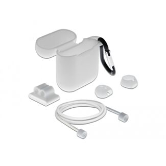 DeLOCK Set di accessori AirPods Apple bianco
