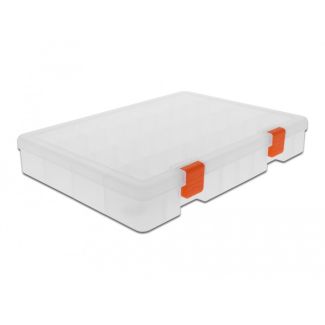 DeLOCK Transparent sorting plastic box