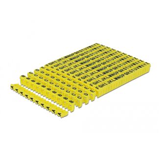 DeLOCK 18303 fermacavo Giallo 260 pz