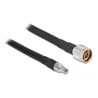 DeLOCK Cavo antenna N maschio > RP-SMA maschio CFD400 LLC400 10 m a basse perdite