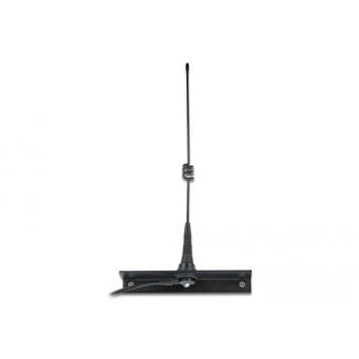 DeLOCK LPWAN 868 MHz Antenna con SMA maschio 4,5 dBi omnidirezionale fissata con cavo di collegamento RG-58 C/U 2,5 m all'esterno nero