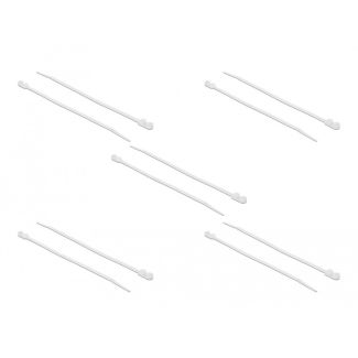DeLOCK 18945 cable tie Parallel entry cable tie Polyamide White 10 pc(s)