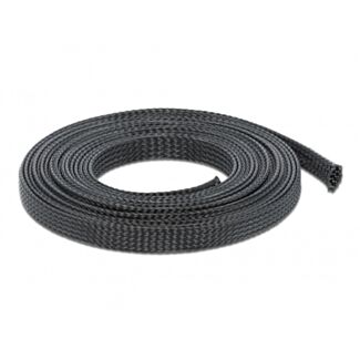 DeLOCK Manicotto intrecciato estensibile da 10 m x 12 mm nero