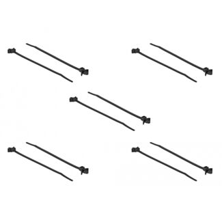 DeLOCK 18895 fascetta Releasable cable tie Nylon Nero 10 pz
