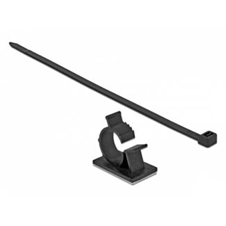 DeLOCK 18882 fascetta Nylon Nero 10 pz
