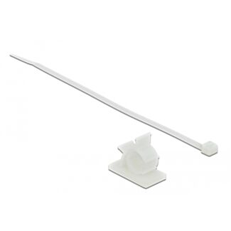 DeLOCK 18879 fascetta Nylon Bianco 10 pz