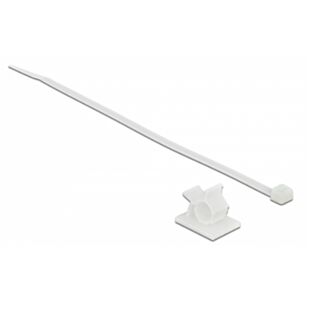 DeLOCK 18877 fascetta Nylon Bianco 10 pz