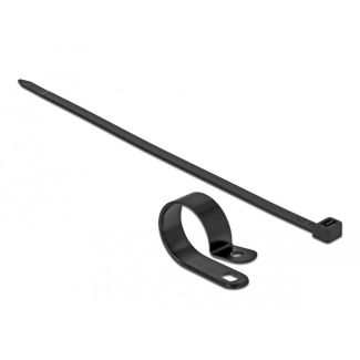 DeLOCK 18876 cable tie Ladder cable tie Nylon Black 10 pc(s)