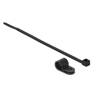 DeLOCK 18868 fascetta Fascetta per montaggio a vite Nylon Nero 10 pz