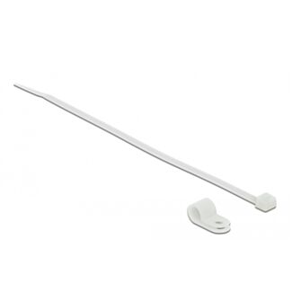 DeLOCK 18863 fascetta Fascetta per montaggio a vite Nylon Bianco 10 pz