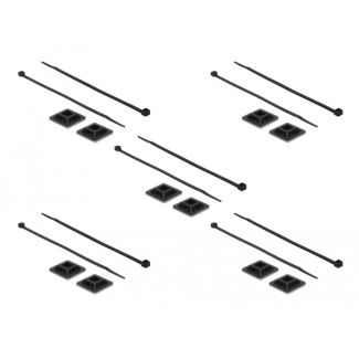 DeLOCK 18831 cable tie mount Black Nylon 10 pc(s)
