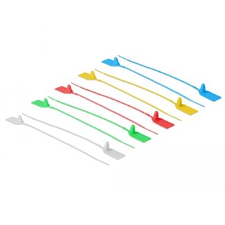 DeLOCK 18827 fascetta Releasable cable tie Plastica Colori assortiti 10 pz