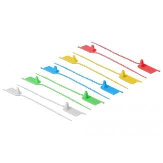 DeLOCK 18826 fascetta Releasable cable tie Plastica Colori assortiti 10 pz