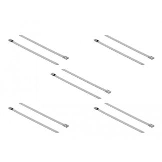 DeLOCK 18771 cable tie Releasable cable tie Stainless steel 10 pc(s)