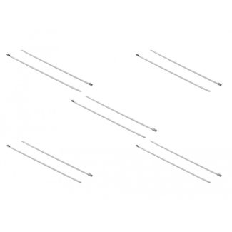 DeLOCK 18770 cable tie Releasable cable tie Stainless steel 10 pc(s)