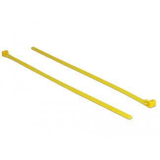 DeLOCK 18761 cable tie Releasable cable tie Nylon Yellow 100 pc(s)